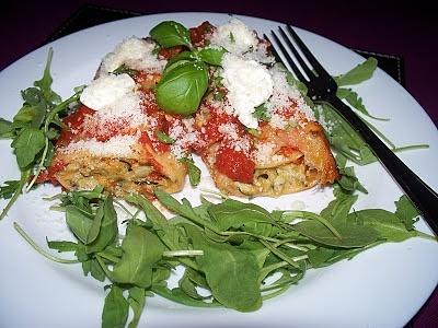 Cannelloni nadziewane cukinią i mascarpone
