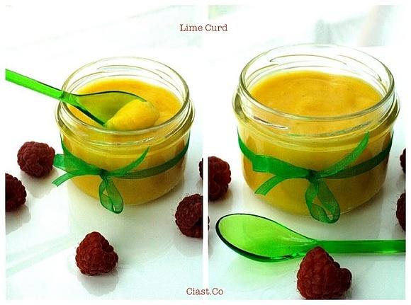 Cytrusowy krem lemon i lime, deser z owocami