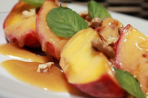 Brzoskwinie z mascarpone