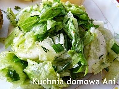 Sałata z ogórkiem