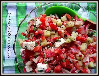Sałatka z serem feta