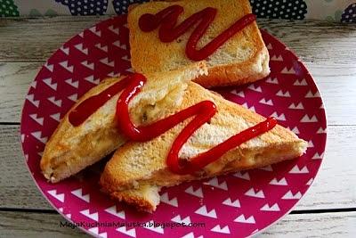 Tosty z pieczarkami