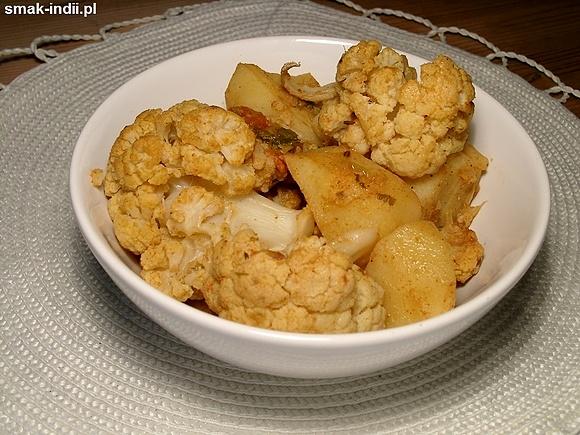 Curry z ziemniaków i kalafiora Aloo Gobi