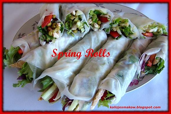 Spring rolls w papierze ryżowym