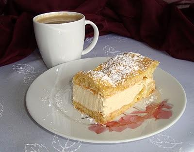 Karpatka - ciasto ptysiowe z kremem bez gotowego kremu