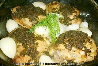 Podudzia w pietruszce i czosnku