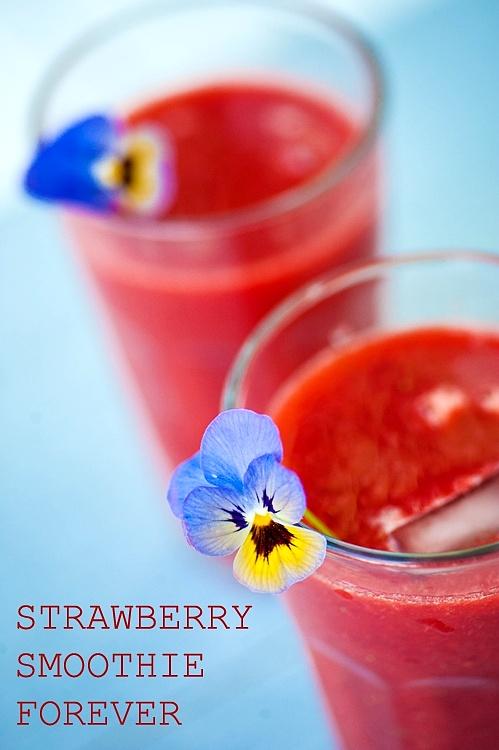 Truskawkowe smoothie na lato