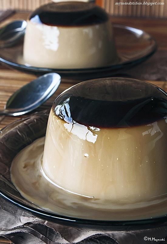 Panna cotta kawowa z galaretką z espresso
