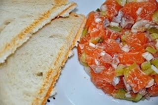 Tatar z łososia
