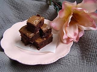 Brownie z żurawiną