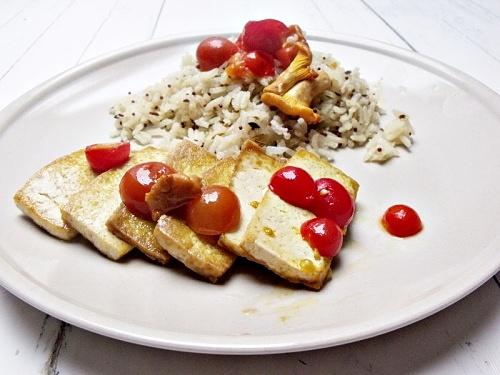 Ryż z tofu na wakacje