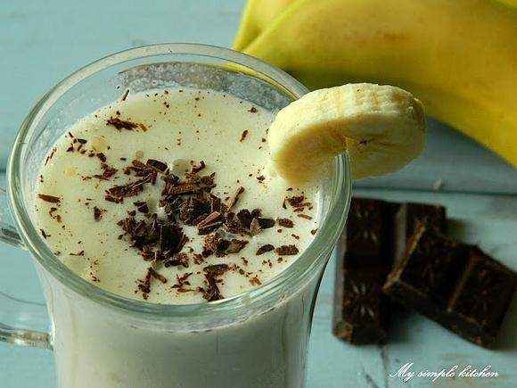 Koktajl bananowo-czekoladowy