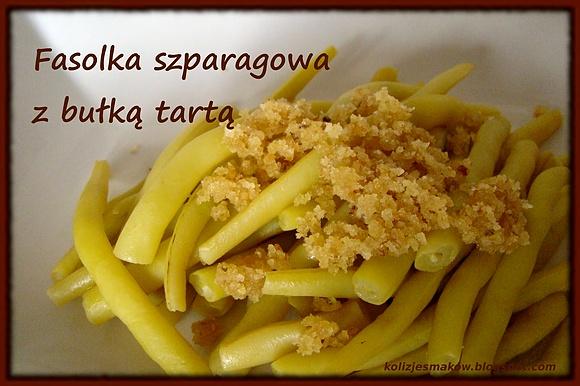 Fasolka szparagowa z bułką tartą