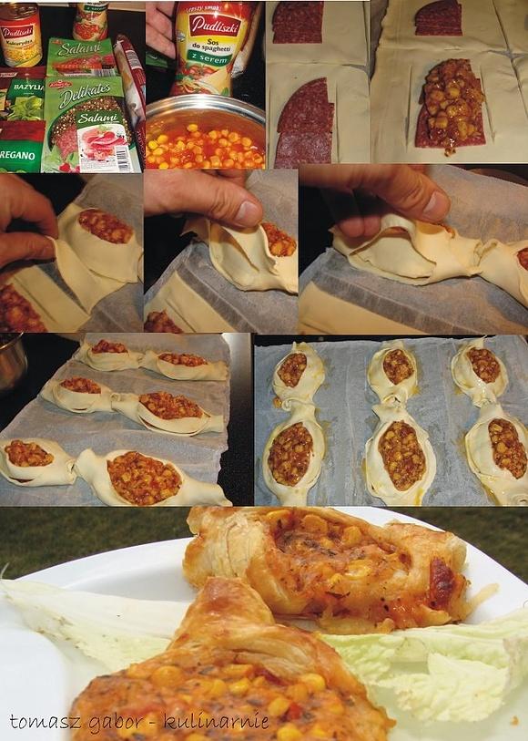 Łódeczki z salami