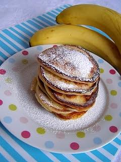 Placuszki z ricotty i banana