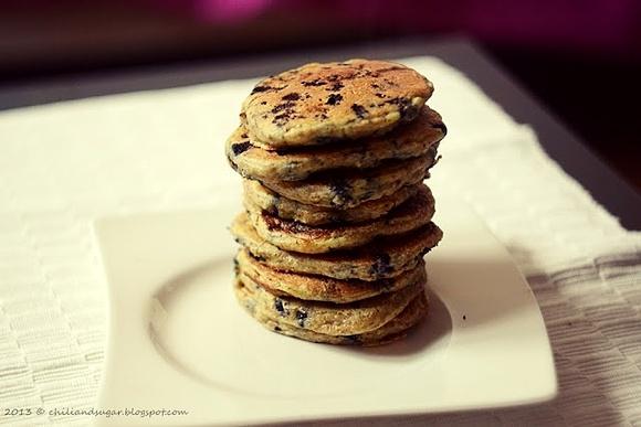 Jagodowe pancakes