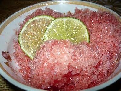 Sorbet arbuzowo-limonkowy