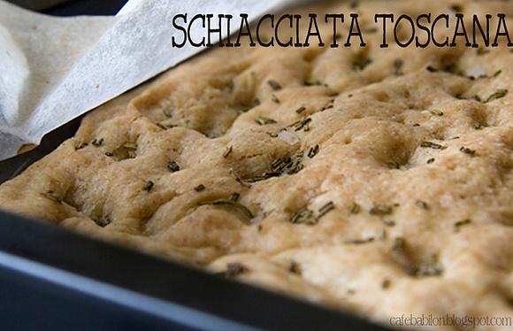 Schiacciata toscana - płaski chleb toskański