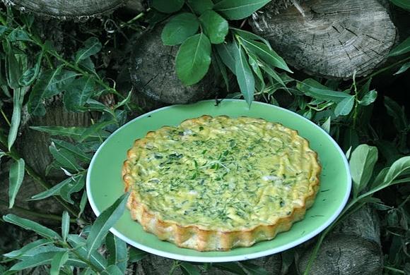 Omlet z cukinią i młodymi ziemniakami