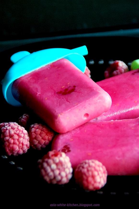 Lody malinowe