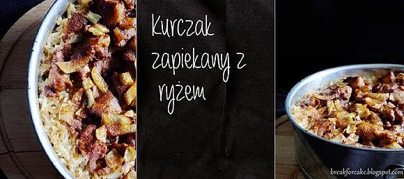 Kurczak zapiekany z ryżem