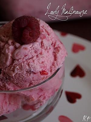 Lody malinowe