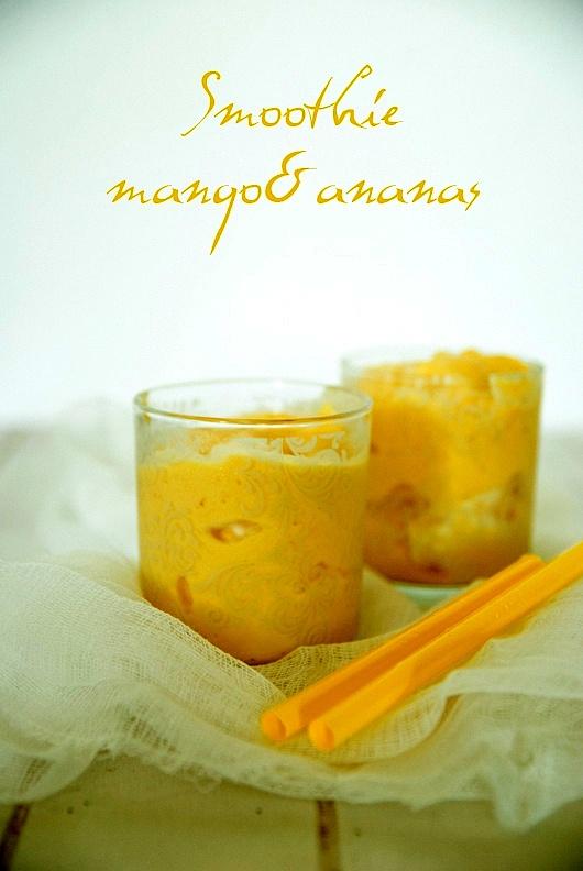 Smoothie mango i ananas