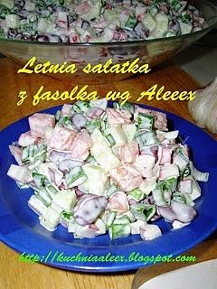 Letnia sałatka z fasolką wg Aleex