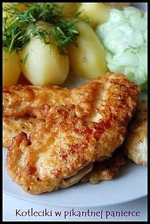Kotleciki w pikantnej panierce