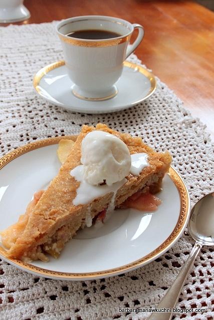 Tarta rabarbarowo-jabłkowa