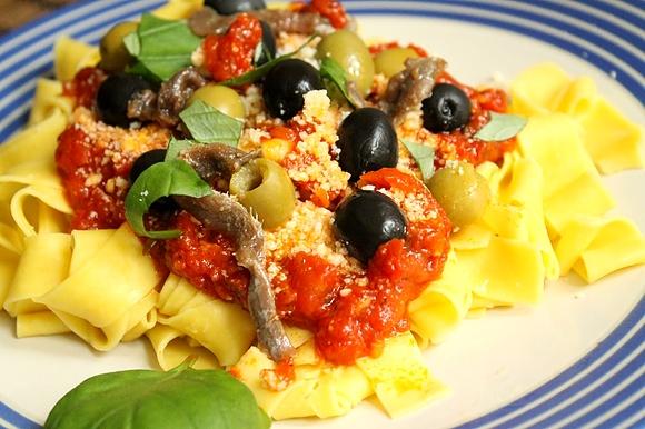 Pappardelle al pomodoro