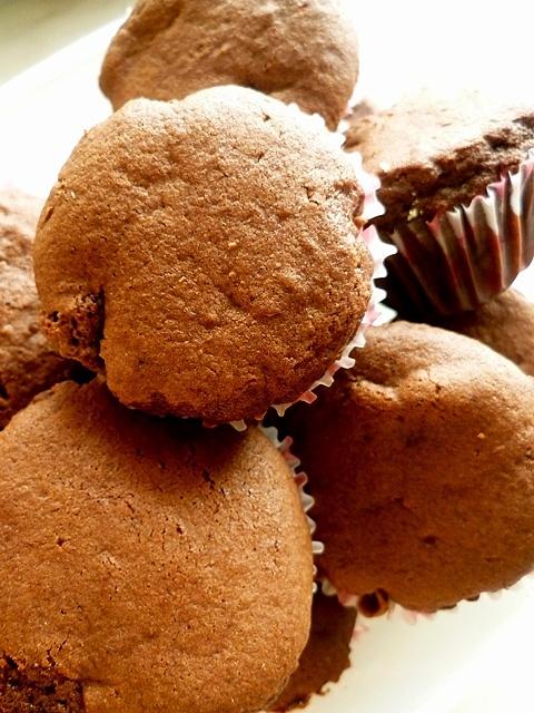 Podwójnie czekoladowe muffiny