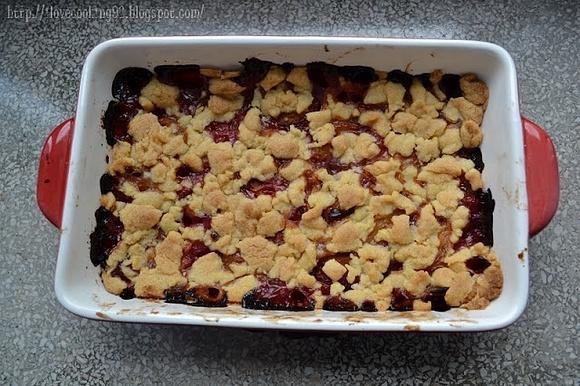 Crumble ze śliwkami
