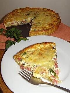 Quiche z boczkiem