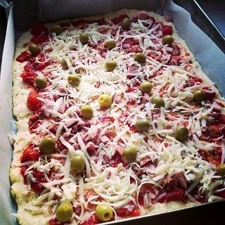 Ciasto do pizzy z wkładką