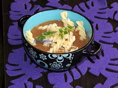 Zupa krem z suszonych podgrzybków
