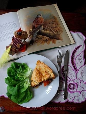 Mince meat, veg and Guinness Pie