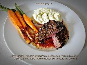 Stek idealny na średnio wysmażony
