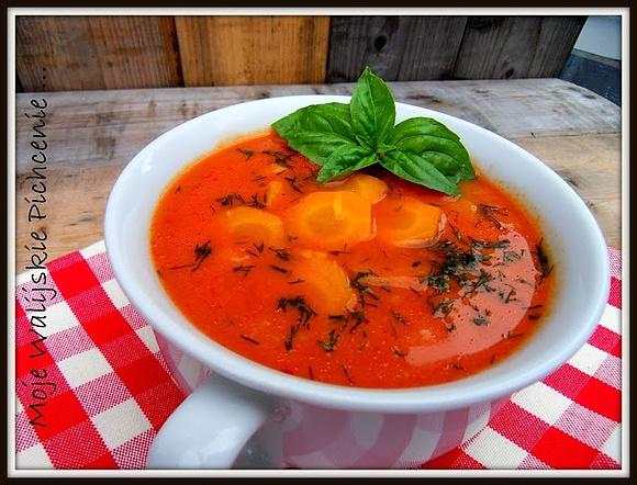 Pomidorowo-paprykowa z ryżem