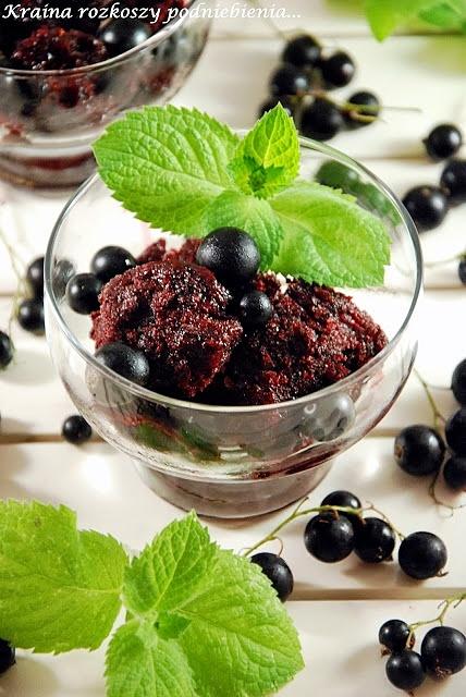 Sorbet z czarnej porzeczki