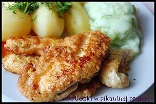 Kotleciki w pikantnej panierce