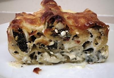 Cannelloni ze szpinakiem i fetą