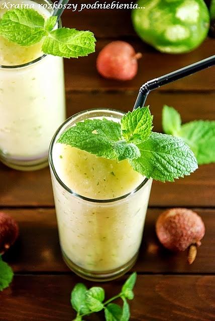 Smoothie z melona i liczi