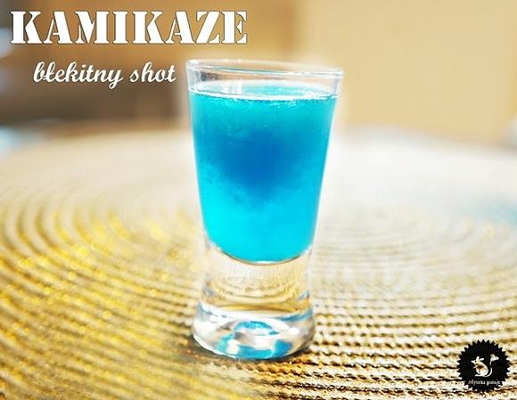 Błękitny shot kamikaze