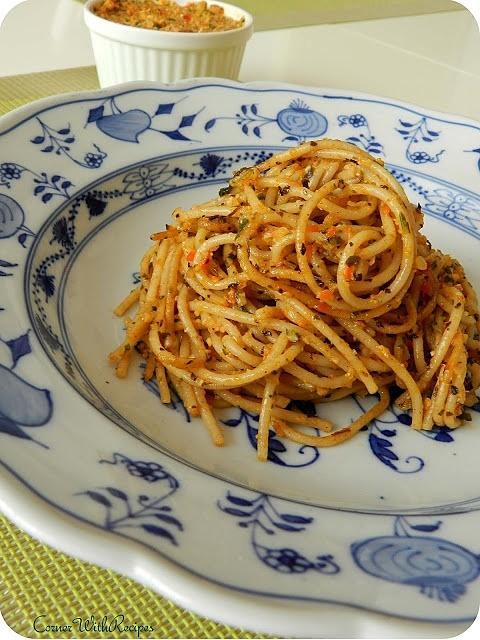 Pesto paprykowo-pietruszkowe do spaghetti