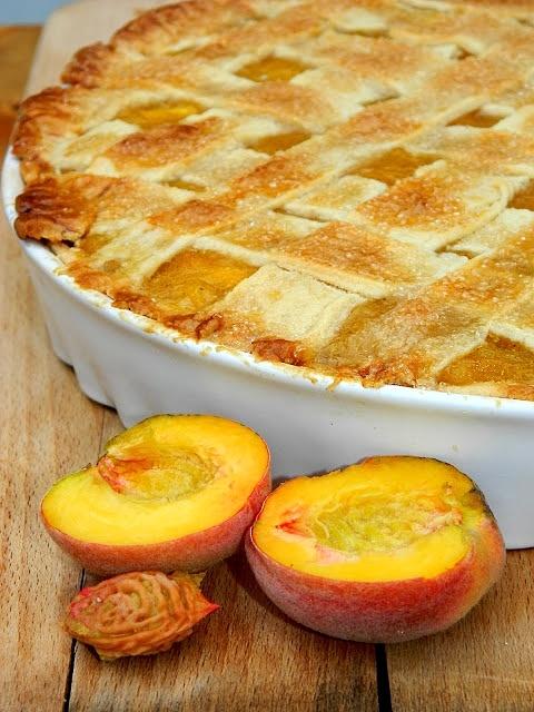 Peach pie, czyli bardzo brzoskwiniowa tarta