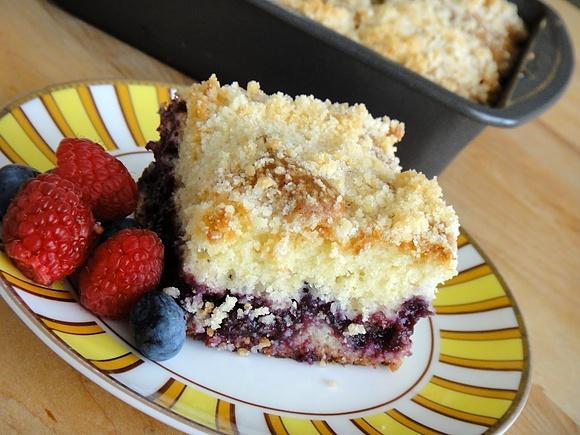 Fruit coffee cake krok po kroku