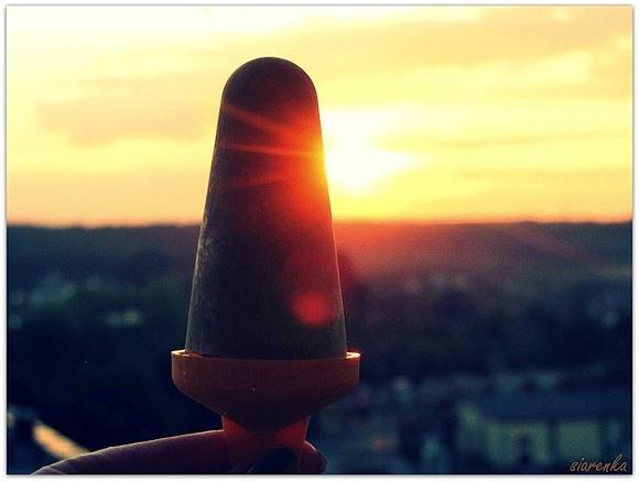 Lody z zielonej herbaty i mleka kokosowego