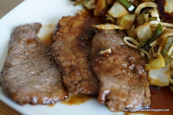 Yakiniku grillowana wołowina w japońskim sosie bbq