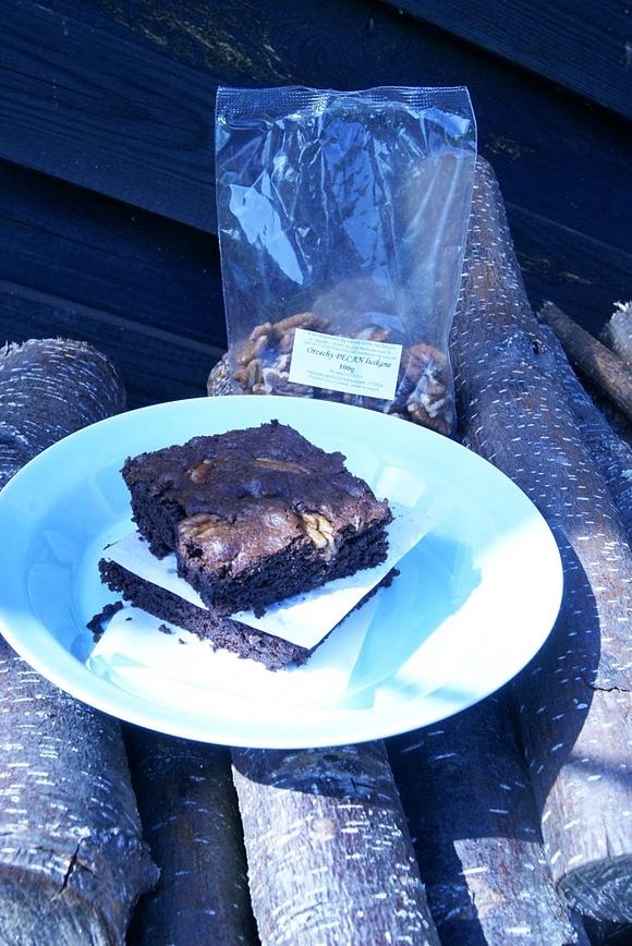 Brownie z orzechami pecan